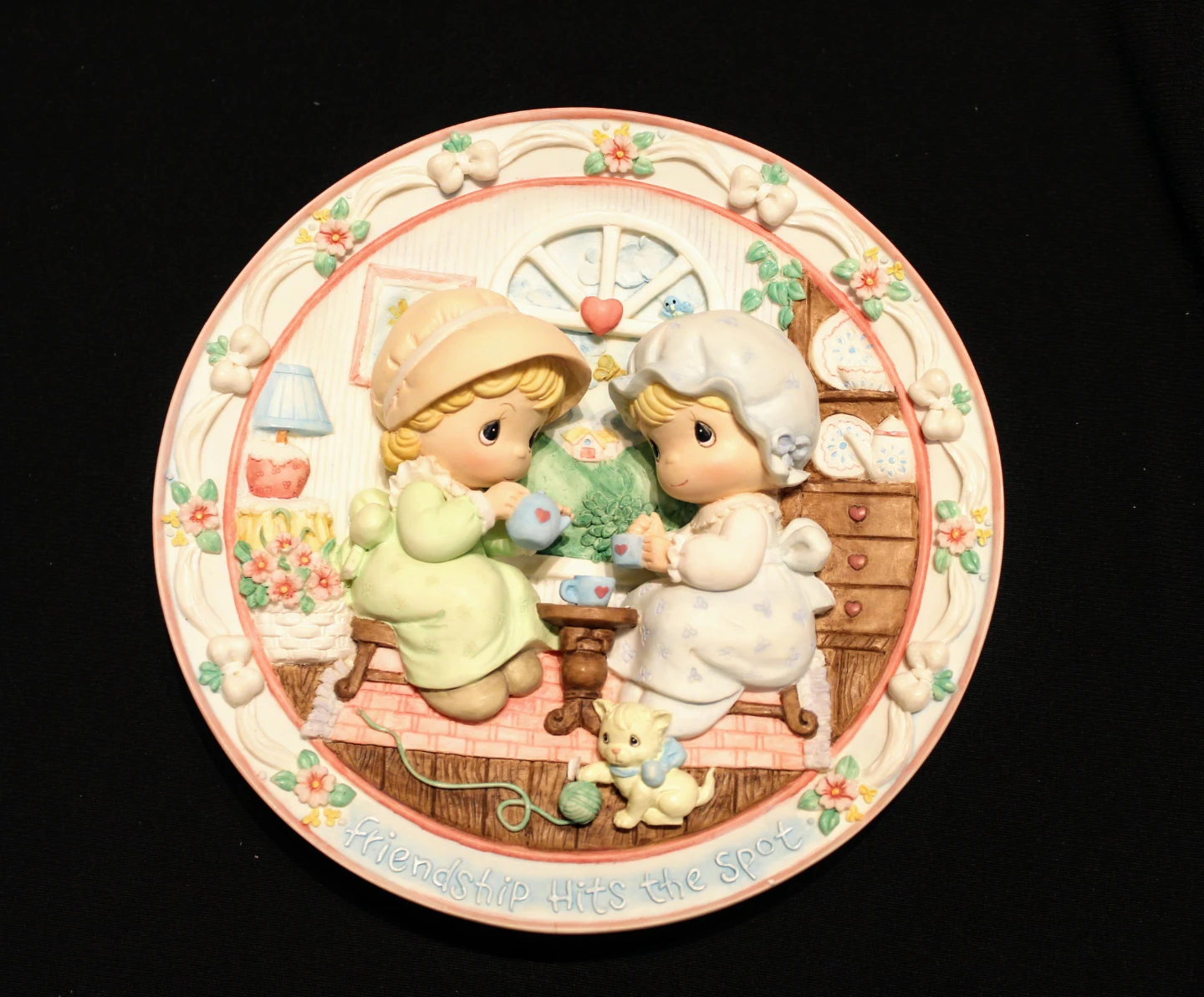 4 plates decoratives Precious Moments Decorative Plates Lot - photo 4