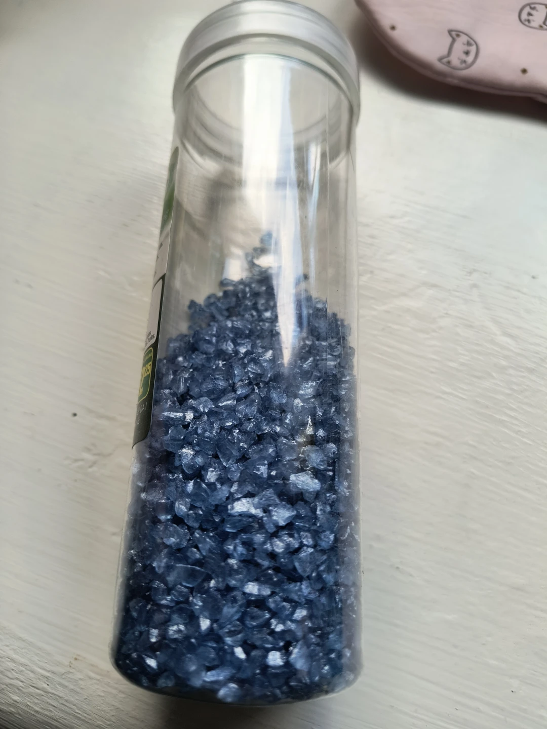 Crafts Metallic Glass Gravel, Blue