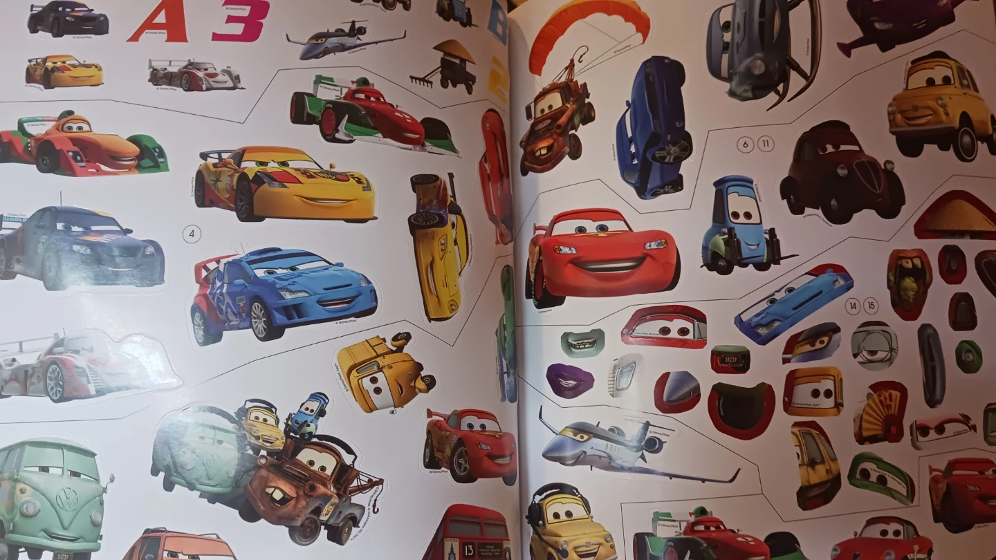Disney Pixar Cars 2 Sticker Book Treasury - photo 5