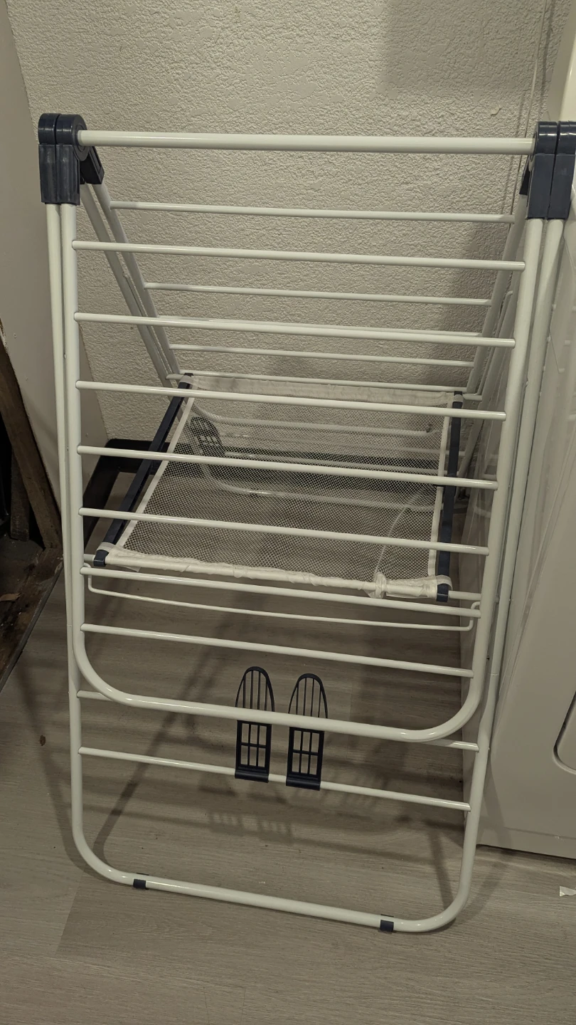 White Folding Drying Rack