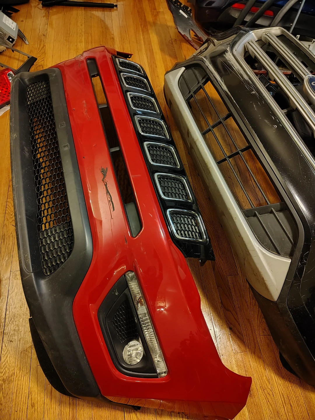 2017 / 2021 Jeep Compass Red Front Bumper