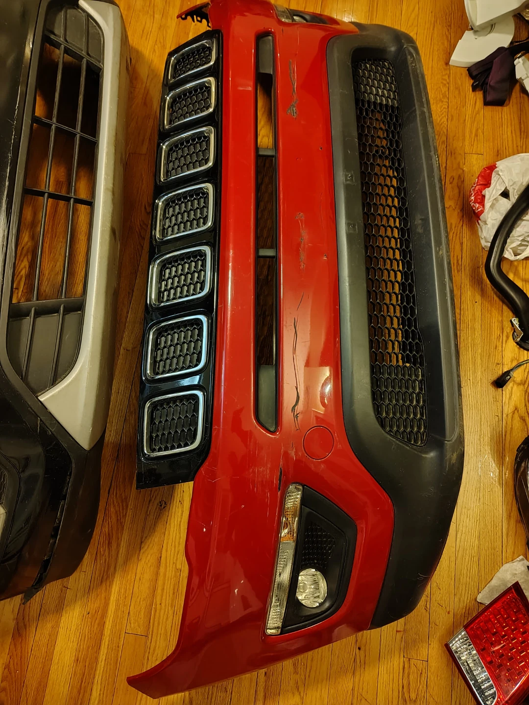 2017 / 2021 Jeep Compass Red Front Bumper - photo 2
