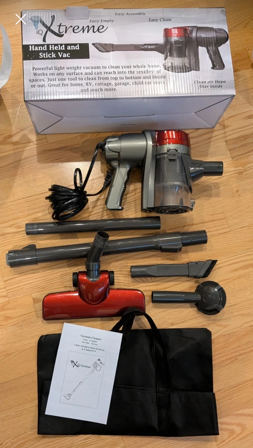 IQ Xtreme Hand Held and Stick Vacuum Cleaner