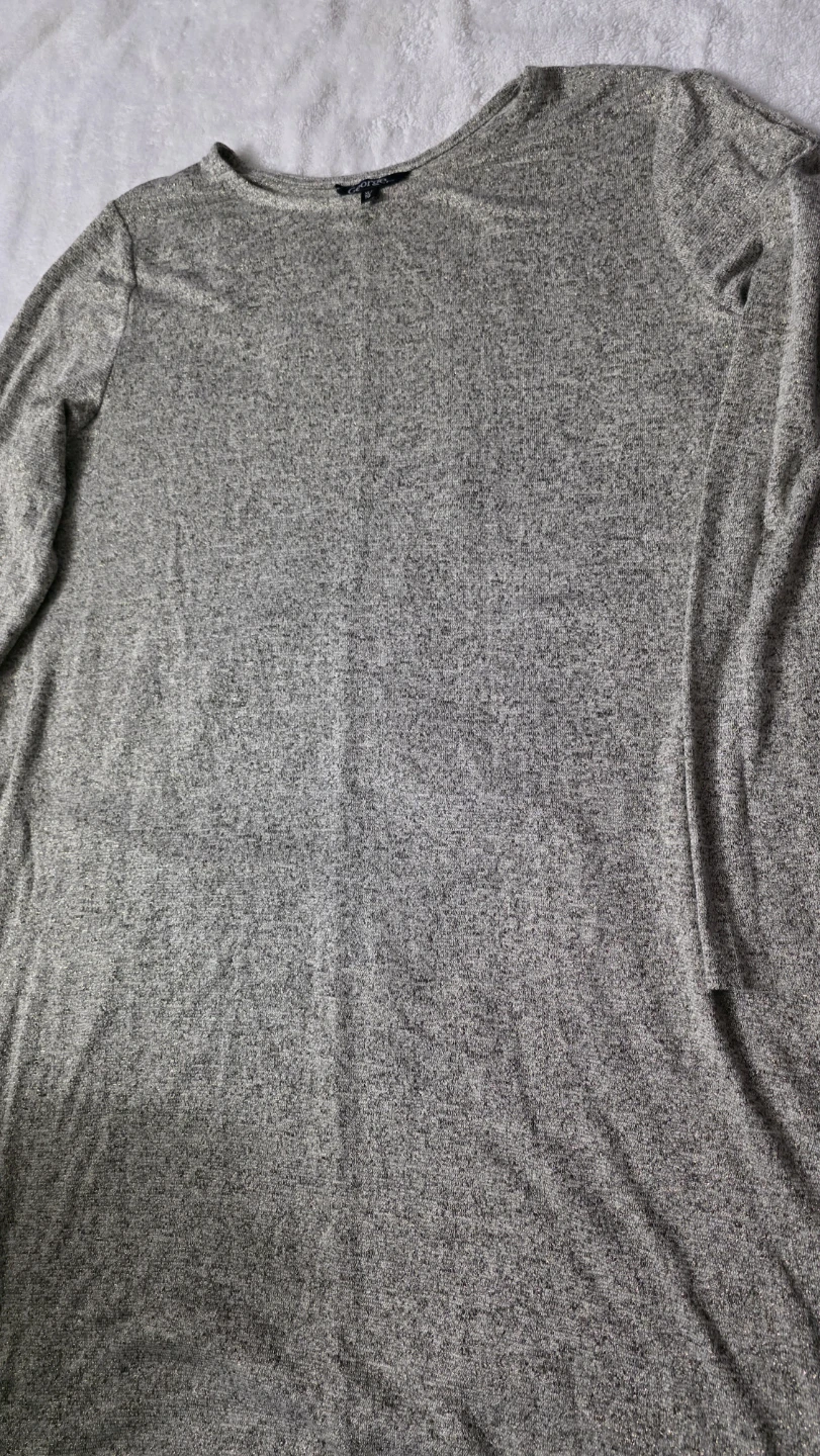 George Long Sleeve Tunic Top XL/TG Grey Heather - photo 3
