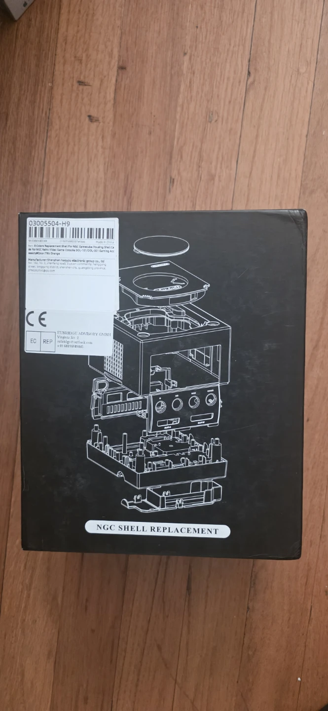 Orange NGC Shell Replacement Case Kit