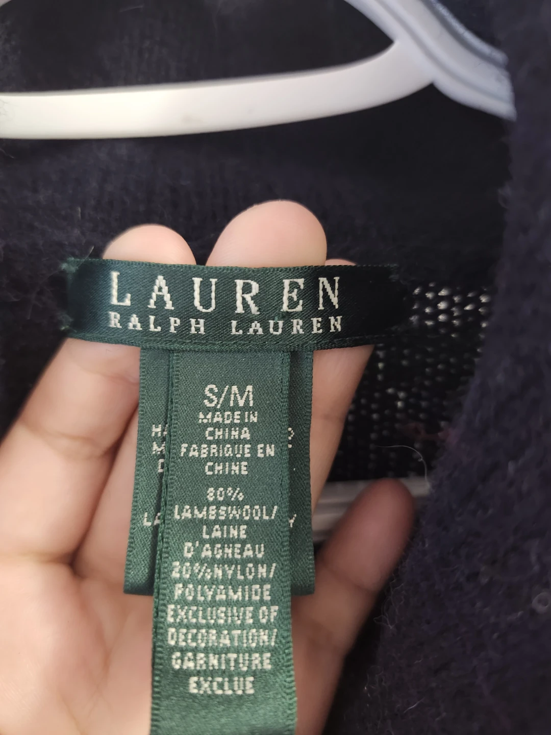Lauren Ralph Lauren Plaid Lambswool Blend Poncho S/M - photo 3