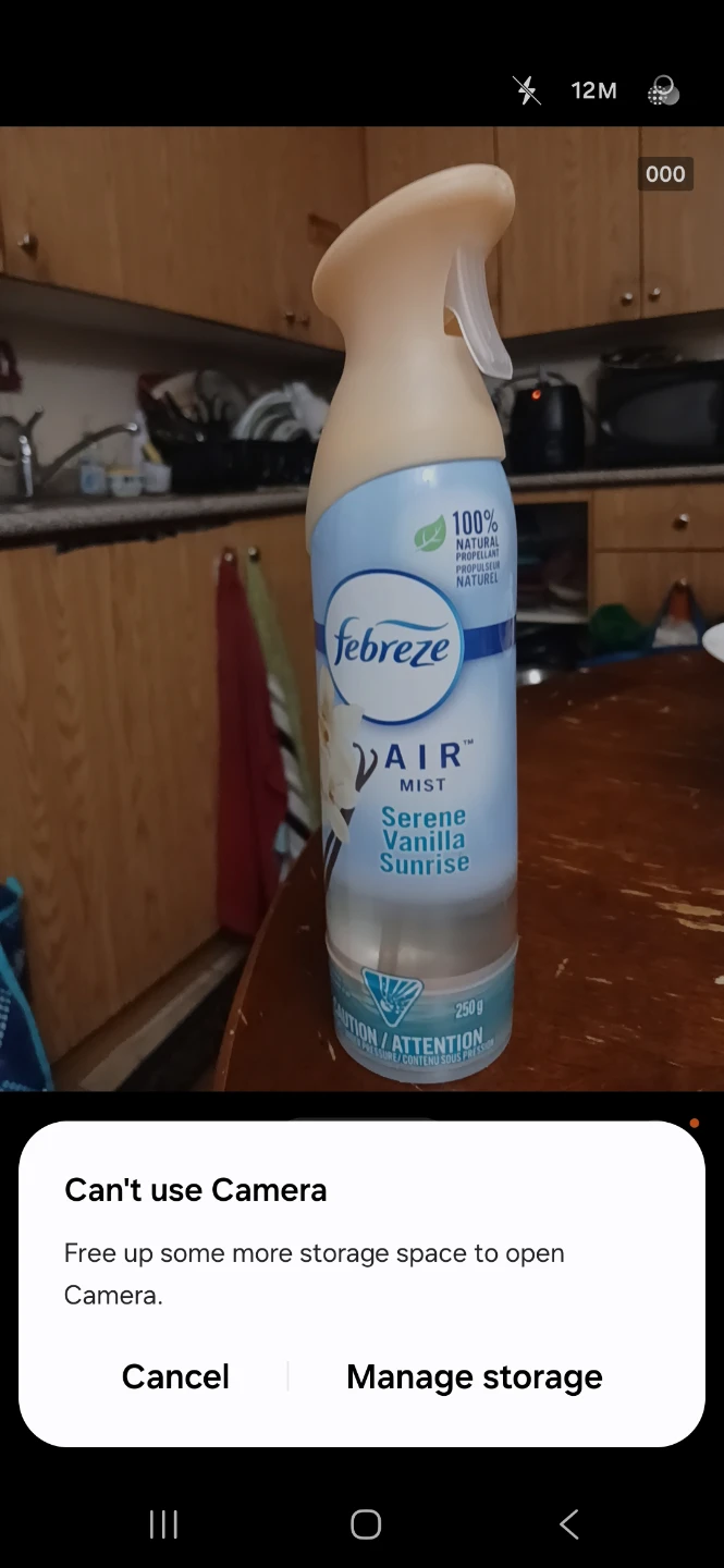 Febreze Air Mist Serene Vanilla Sunrise 250g