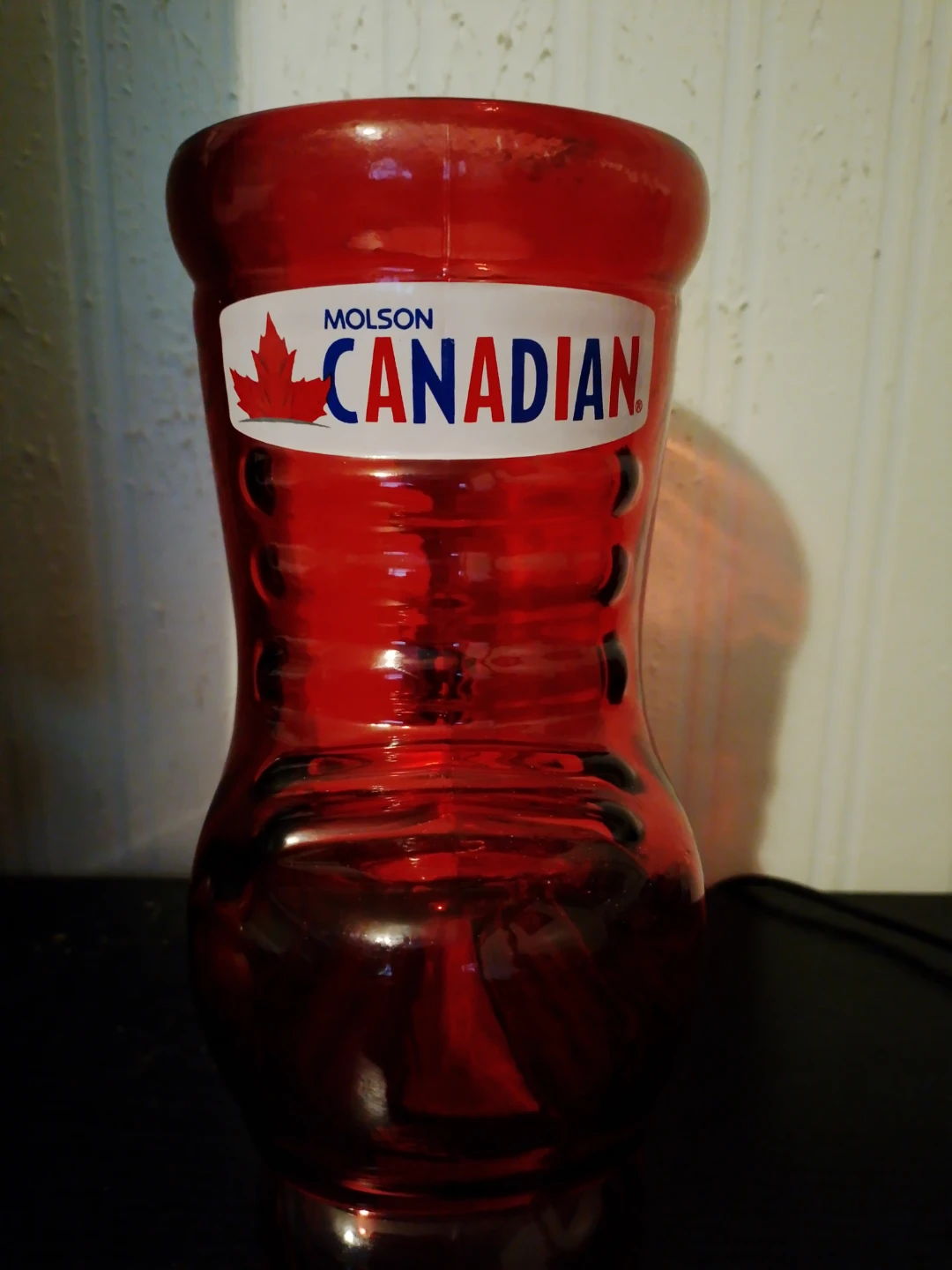 Molson Canadian Red Boot Glass🟥🥾