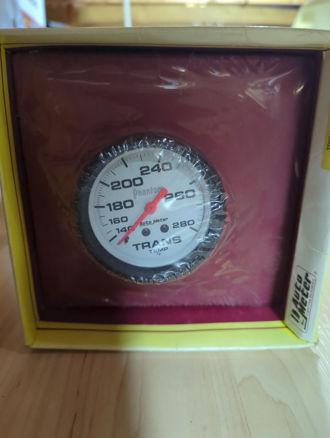 Auto Meter Phantom Trans Temp Gauge 2 5/8"
