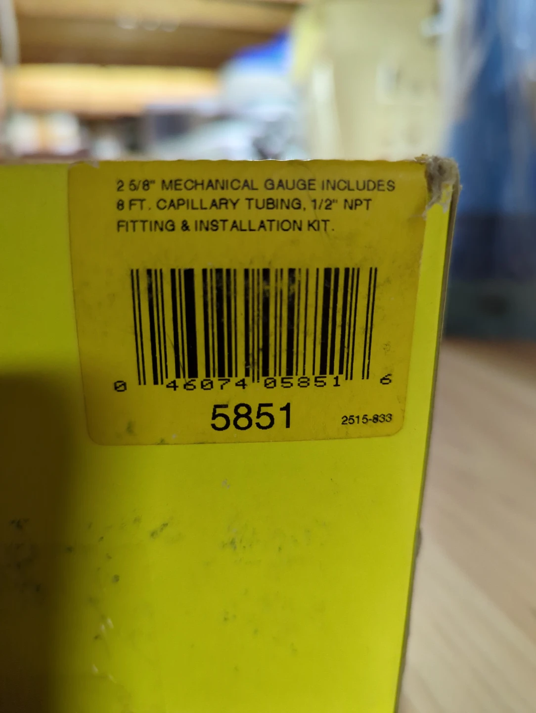 Auto Meter Phantom Trans Temp Gauge 2 5/8" - photo 2