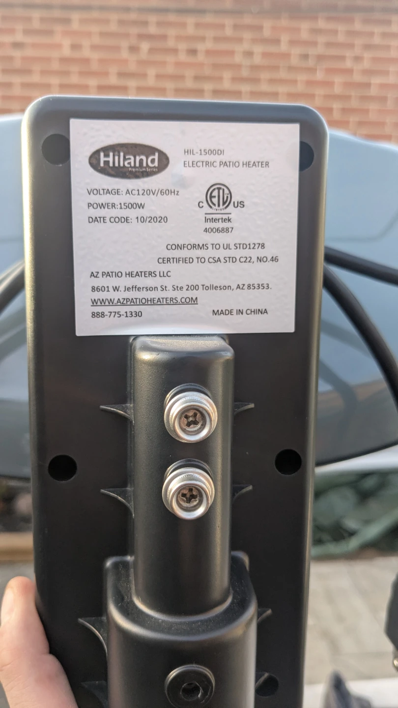 Hiland Electric Patio Heater - photo 3
