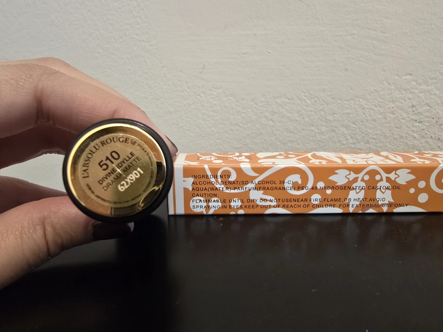 Lancôme L'Absolu Rouge Lipstick - Divine Idylle Matte 510 - photo 3