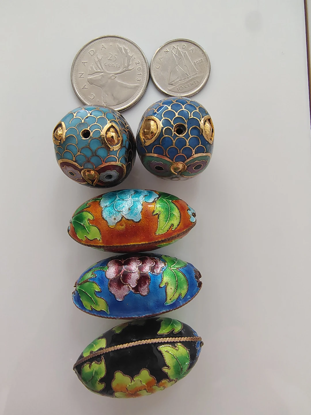 Vintage Cloisonné Beads - photo 2