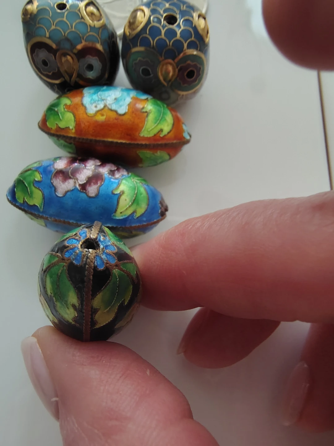 Vintage Cloisonné Beads - photo 4