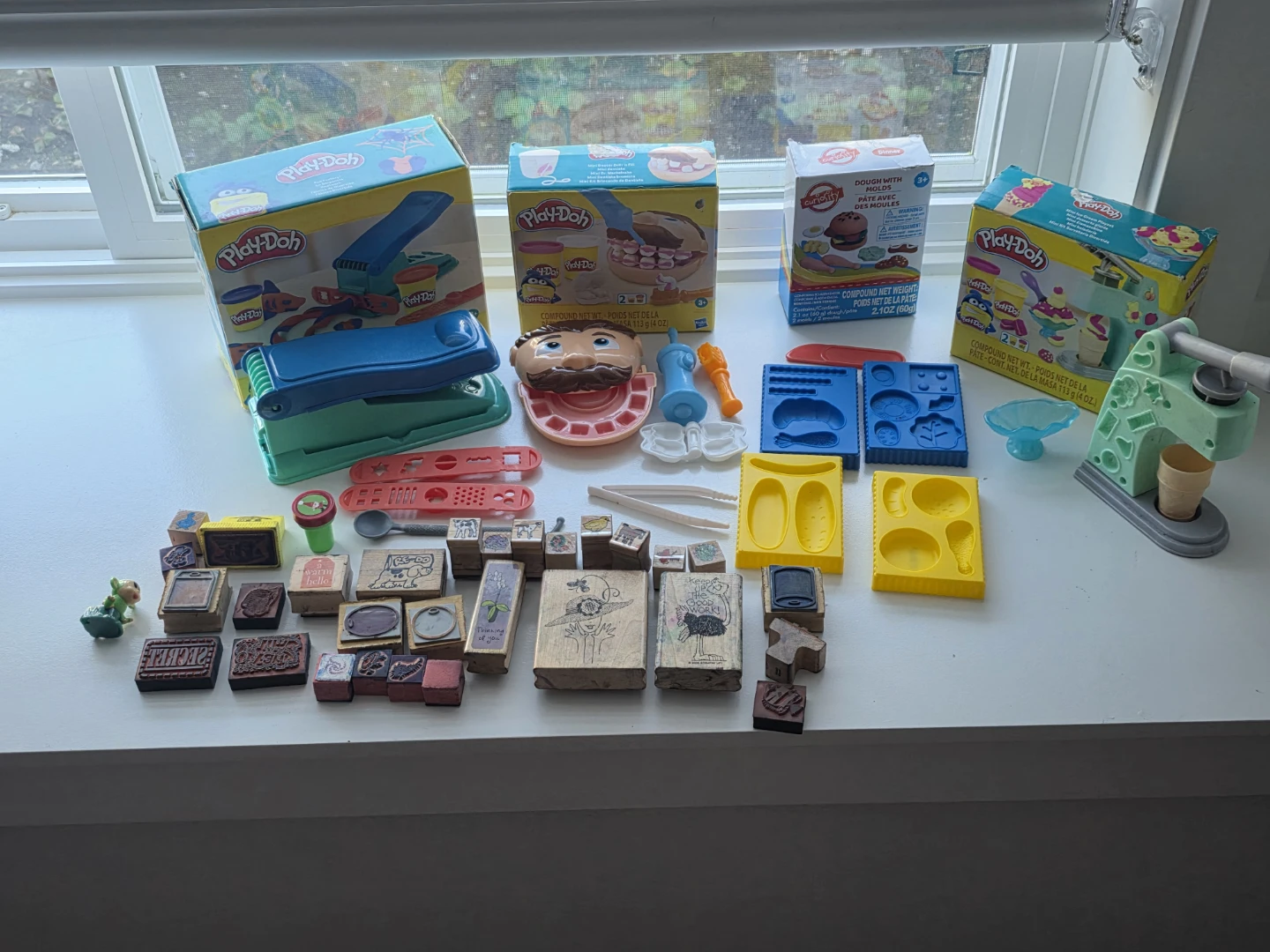 Play-Doh and Stamp Lot