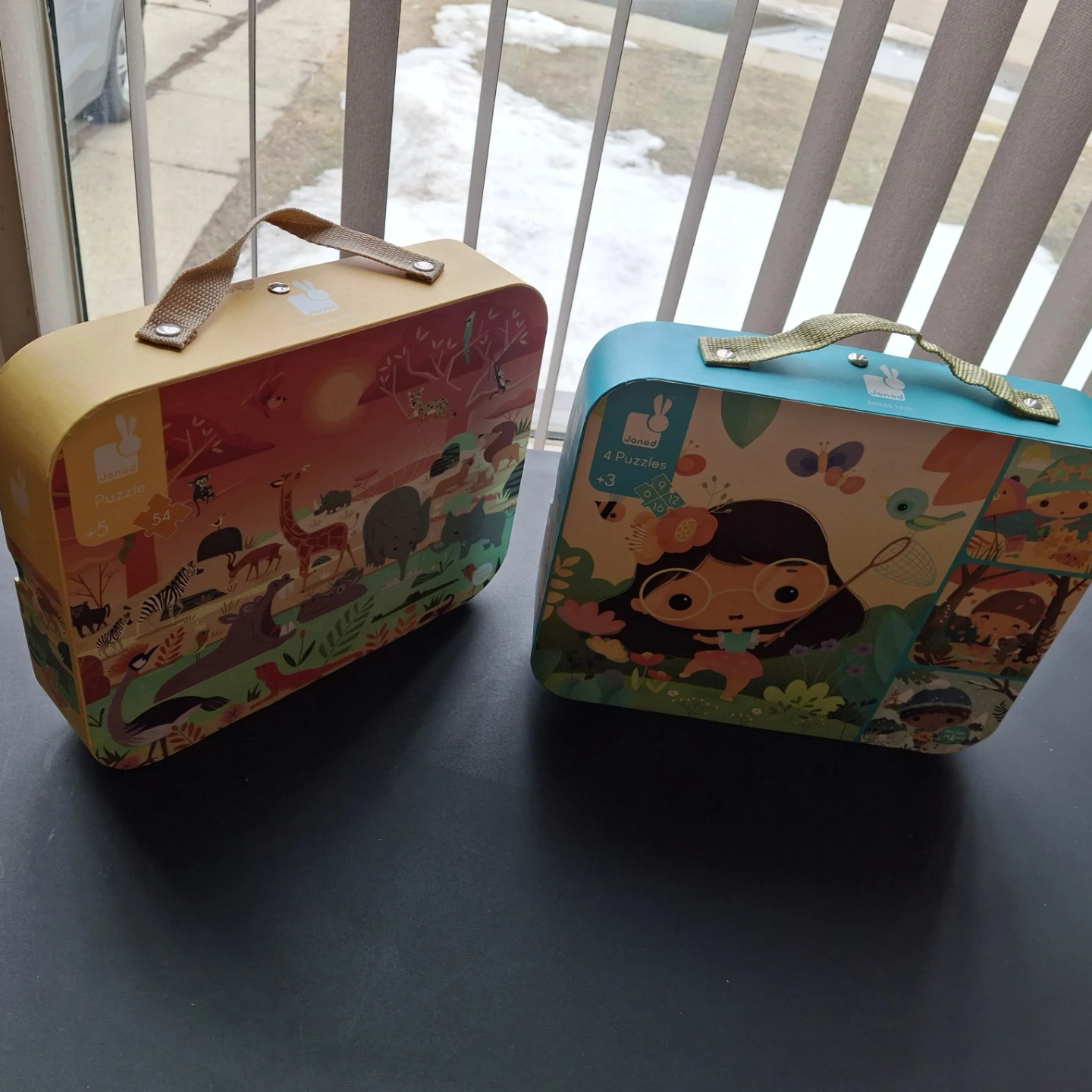 Janod Puzzles - Safari & Girl Design $10 each