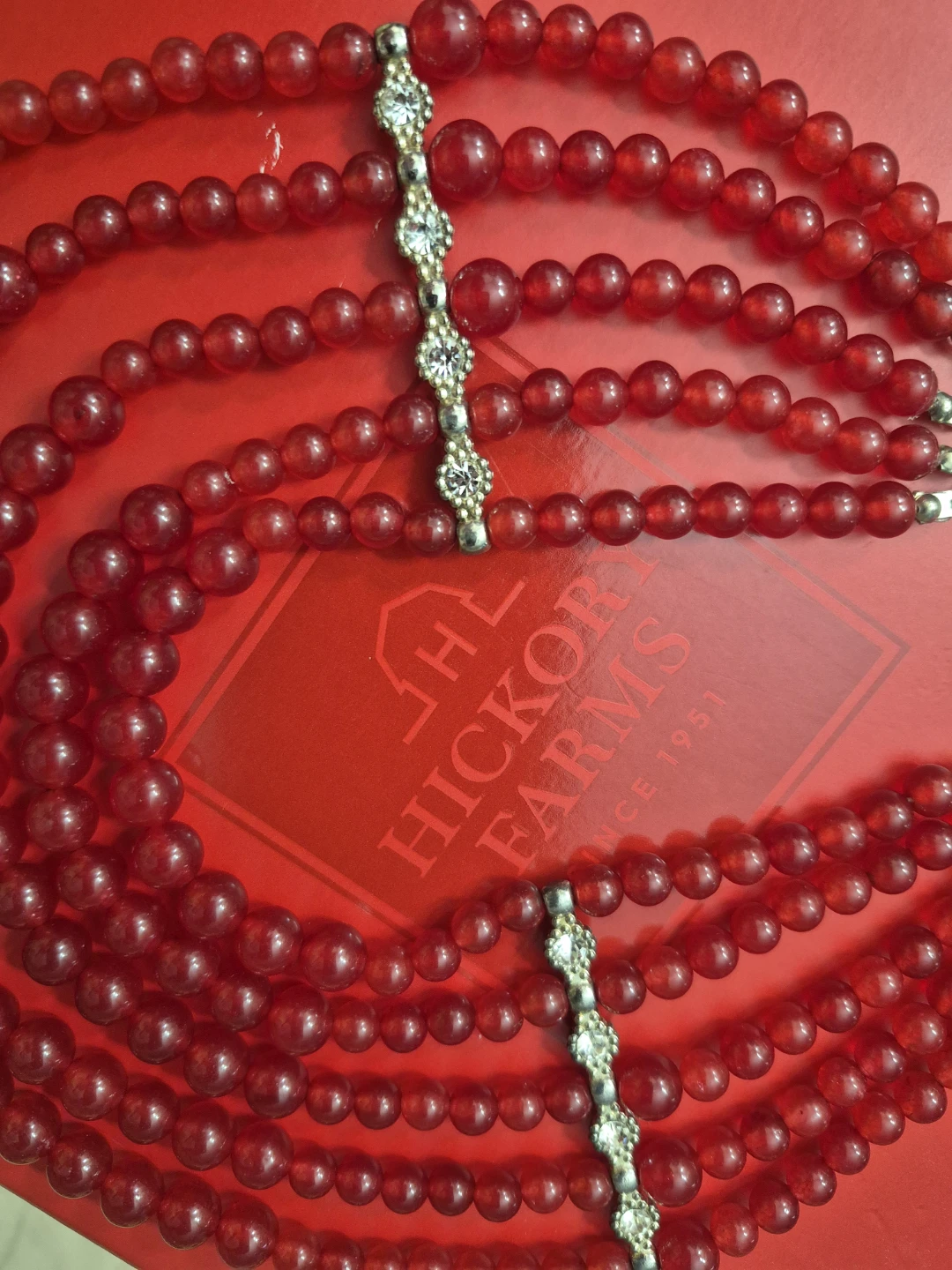 set 3 pcs  Necklace bracelet Earring with Silver Accents - photo 3