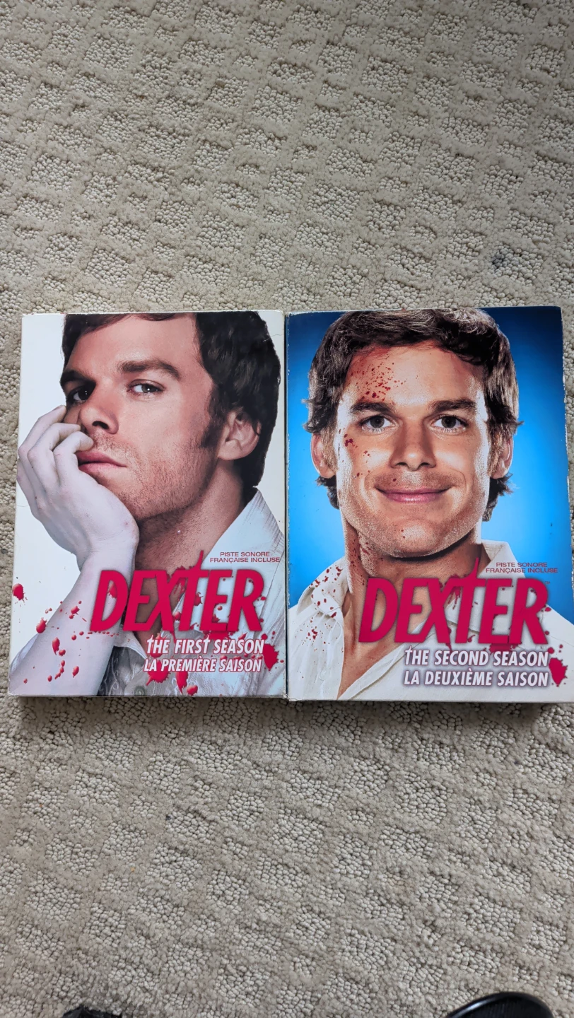 Dexter The First and Second Season DVDs