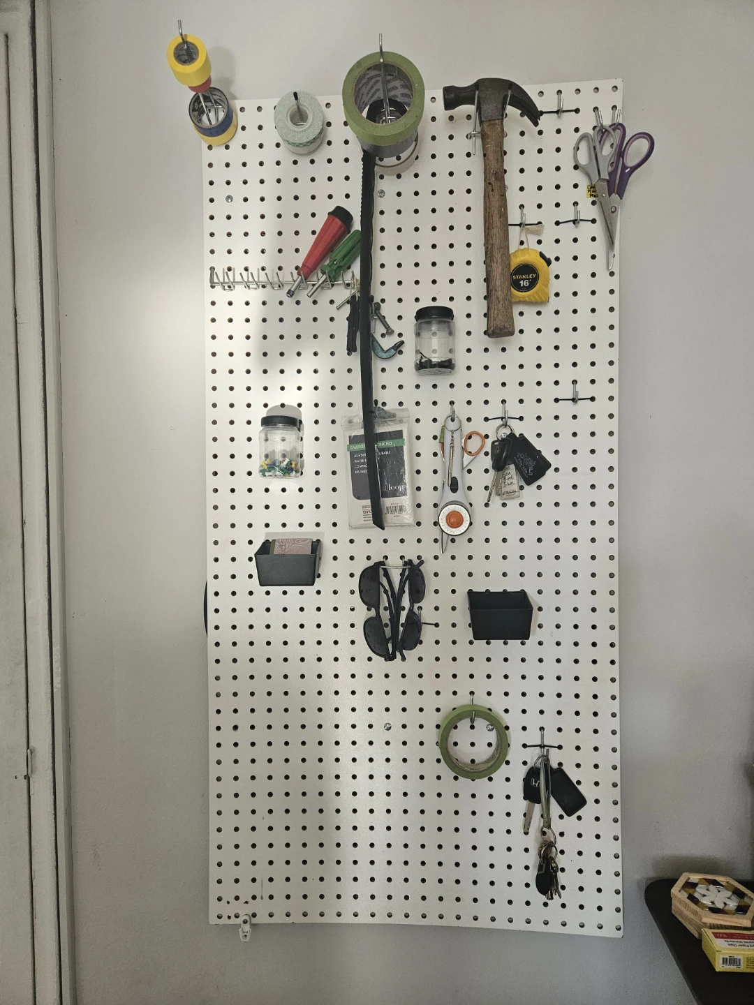 Mastercraft pegboard with assorted hardware accessories - photo 2
