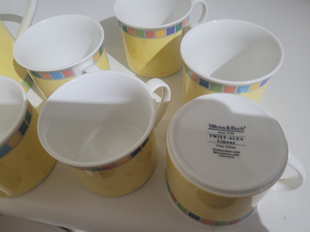 Villeroy & Boch Twist Alea Limone Coffee Set - 6 Cups & 1 Pot - photo 5
