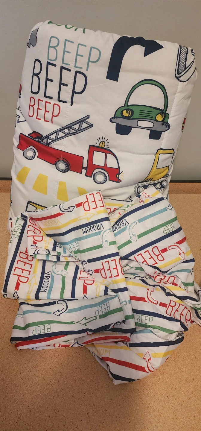 Kids Vehicle Bedding Set