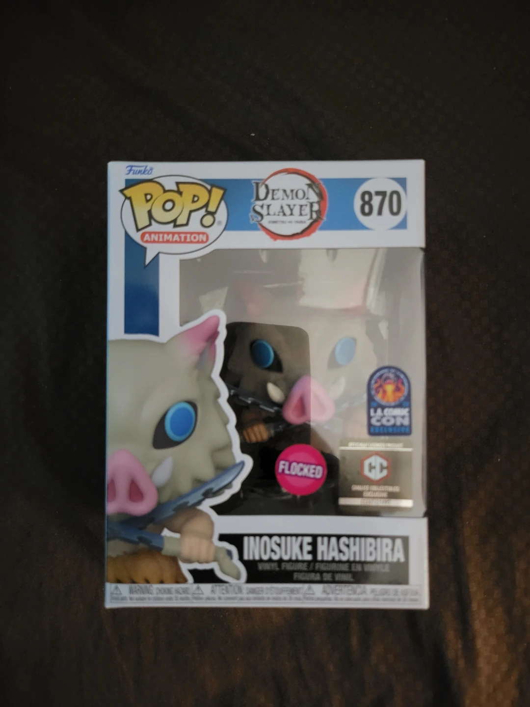 Funko Pop! Demon Slayer Inosuke Hashibira #870 (Flocked)