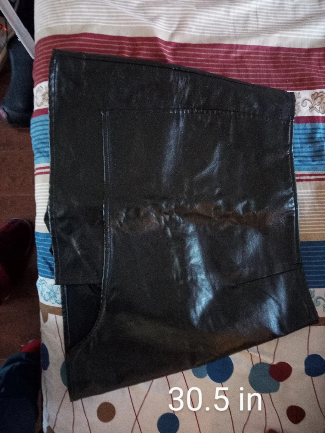 faux leather short skirt