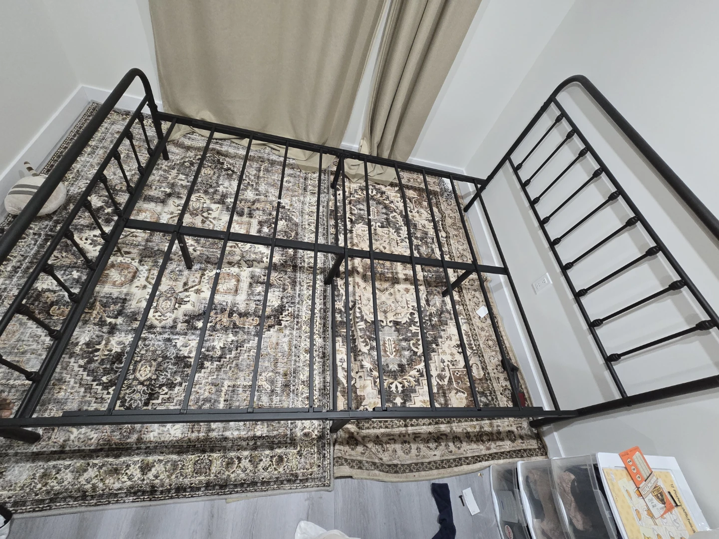 Black Metal Bed Frame