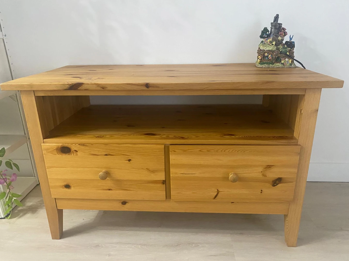 Wooden TV Stand with Drawers - photo 3