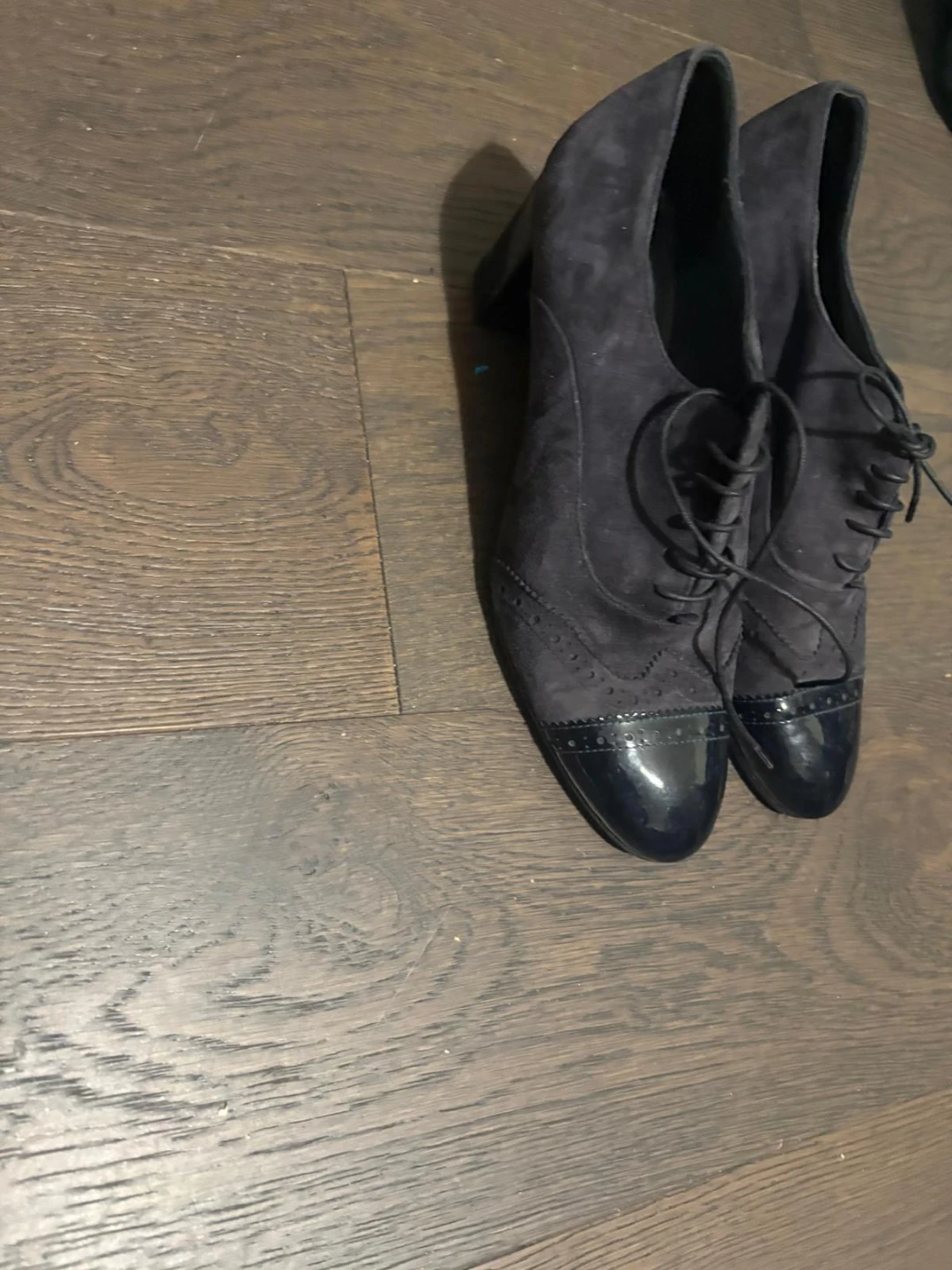 CIASCHI Women's Purple Suede Lace-Up Heels Size 38 - photo 3