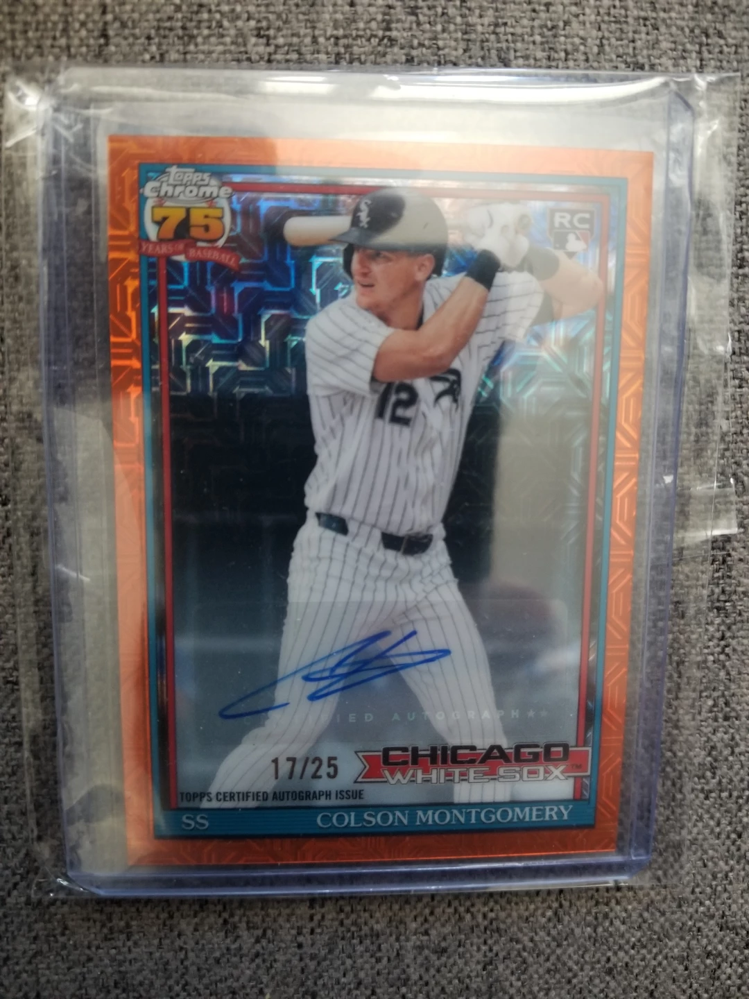 2026 Topps  Colson Montgomery Chicago White Sox Auto RC 17/25