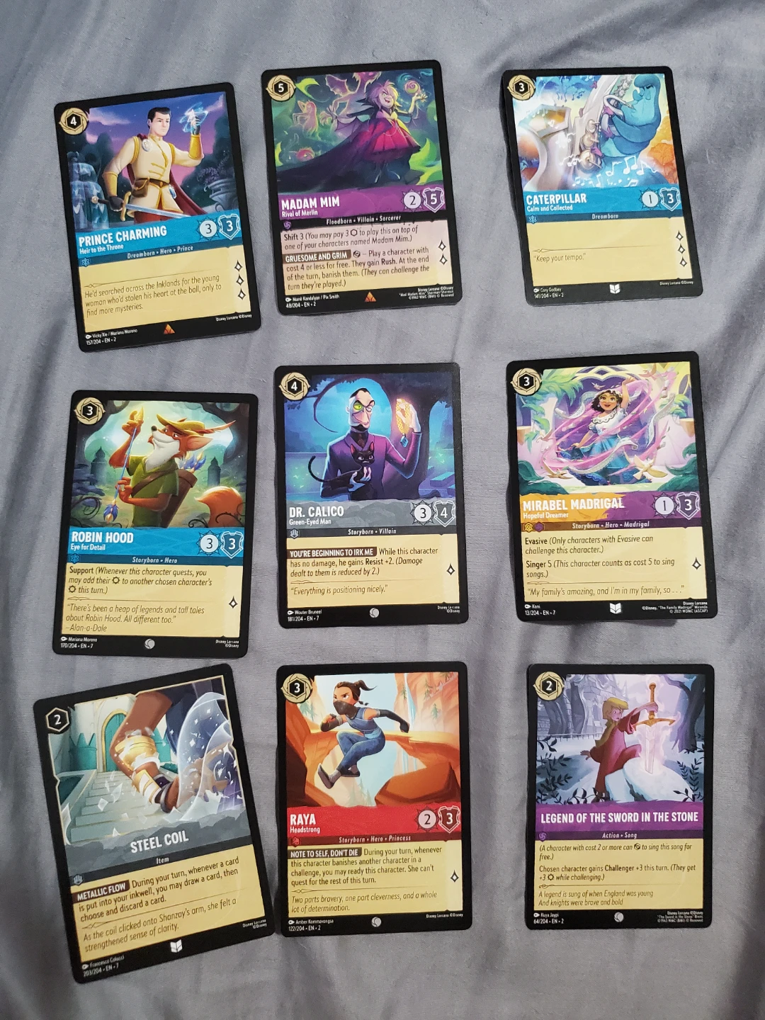 Disney Villains Set of Disney Lorcana TCG Cards - photo 2