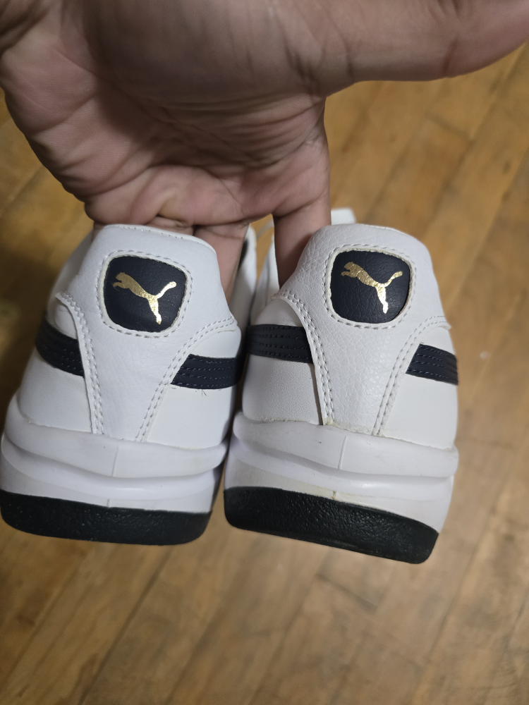 Puma GV Special White/Black Leather Sneakers - Size 11 - photo 4