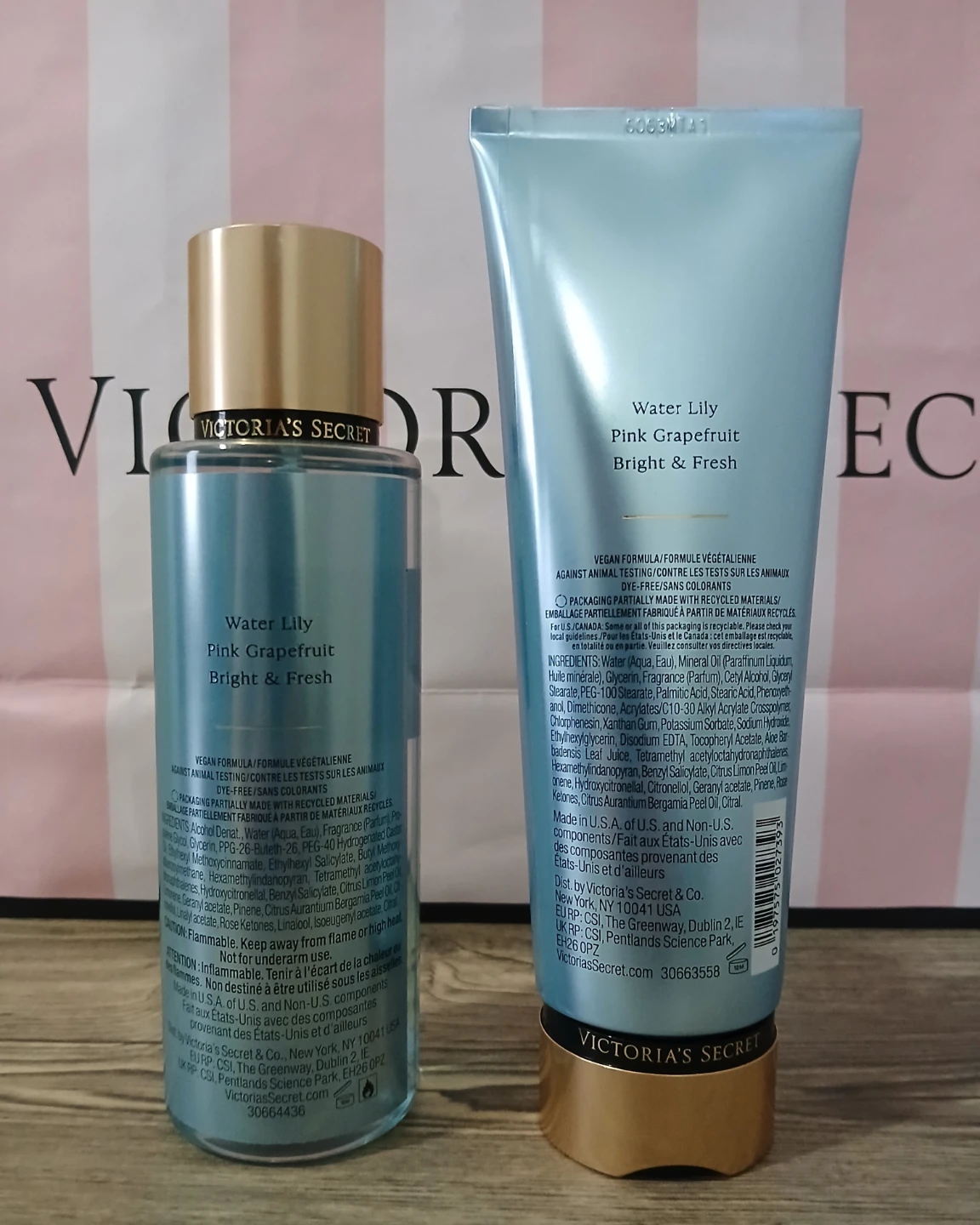 Victoria's Secret Aqua Kiss Fragrance Mist and Lotion Set - photo 2