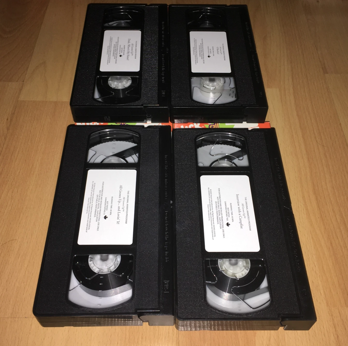 ($20 each) Promotional Screeners VHS Rugrats: All Grown Up Tapes - photo 4