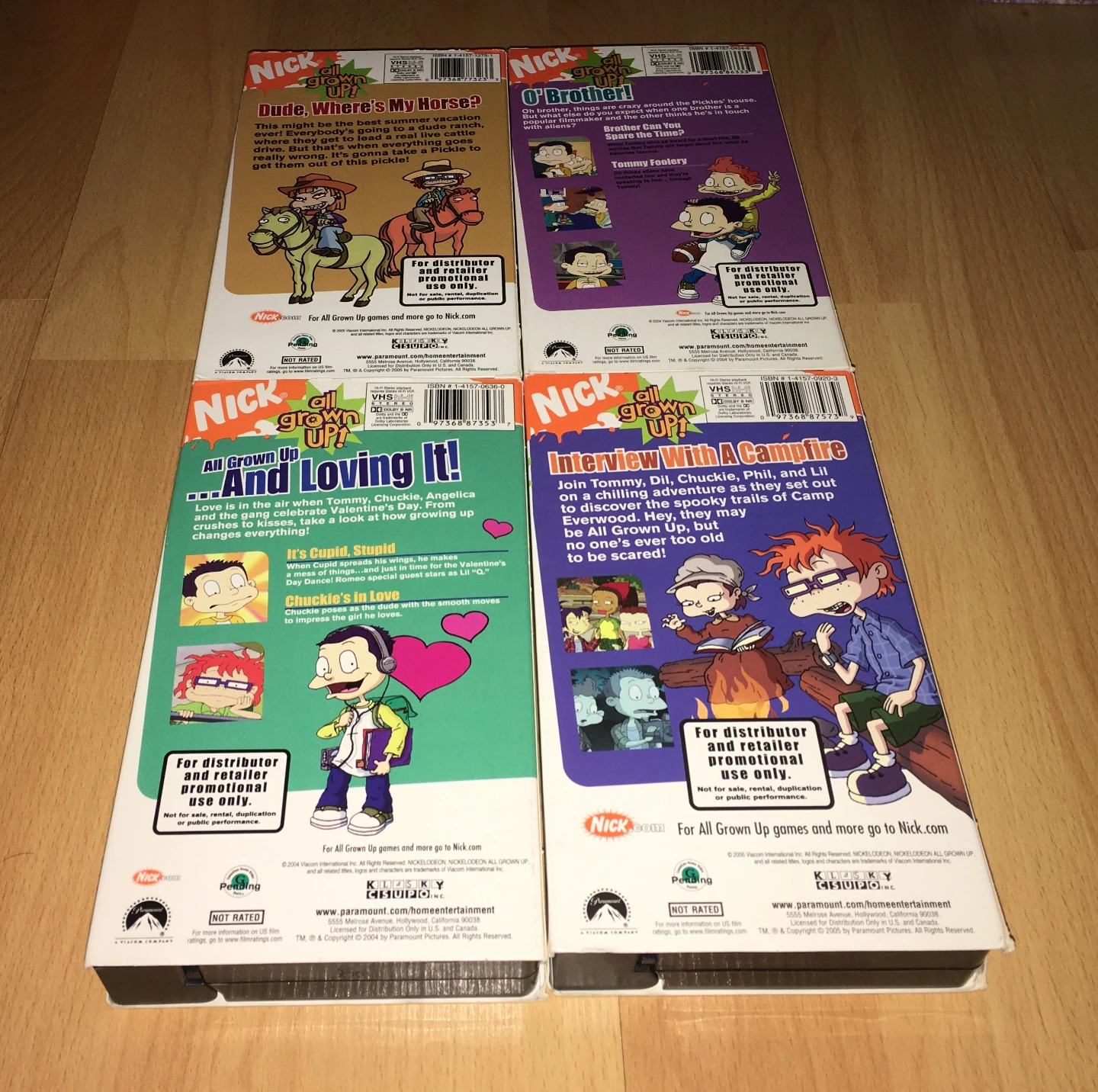 ($20 each) Promotional Screeners VHS Rugrats: All Grown Up Tapes - photo 5