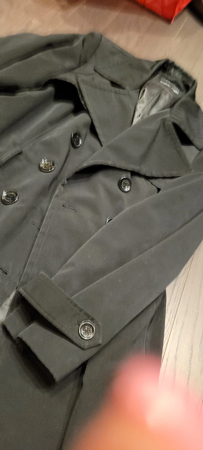 Calvin Klein Black Trench Coat - photo 2