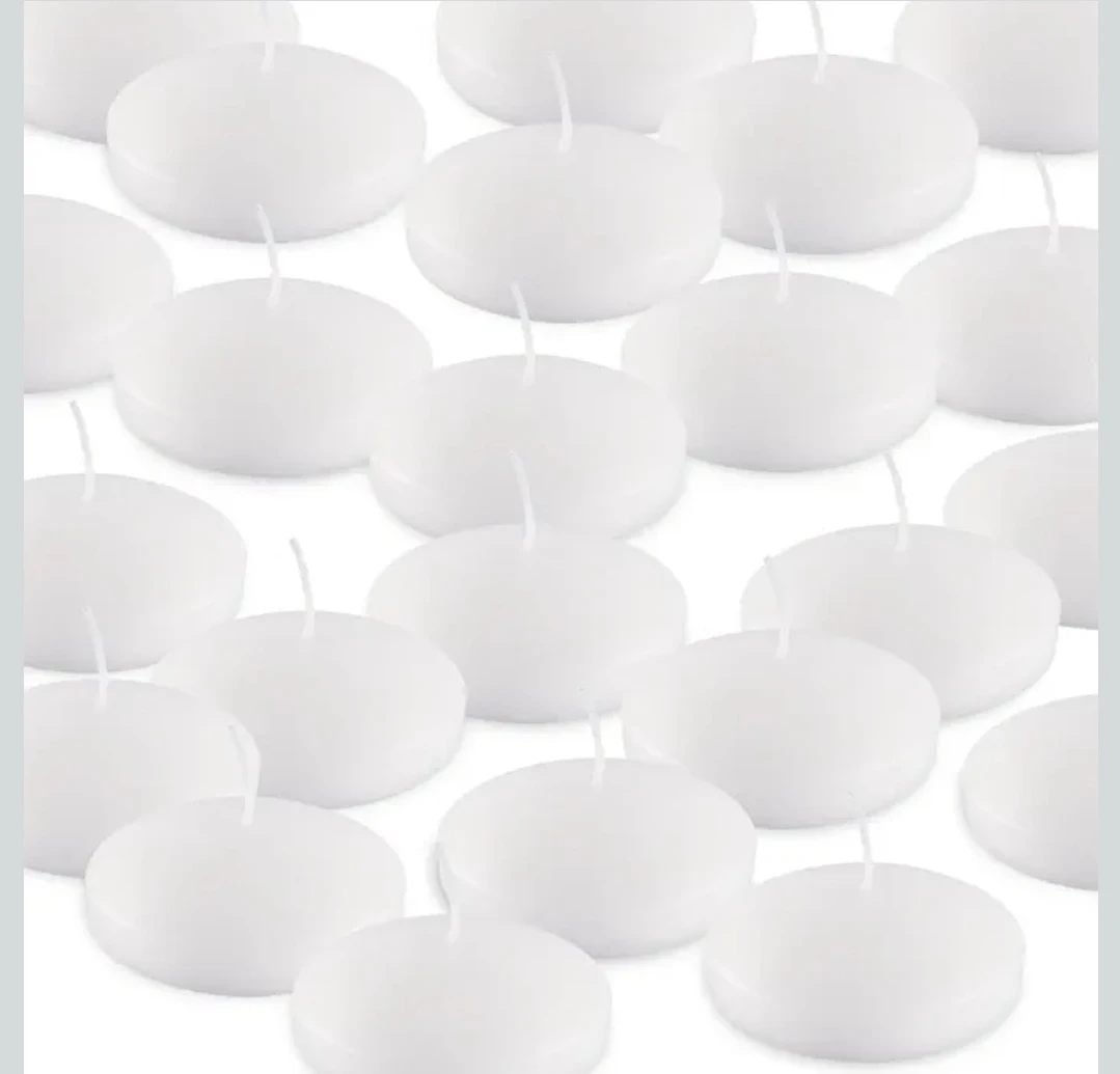 24 Pack White Floating Candles 🌱 - photo 2