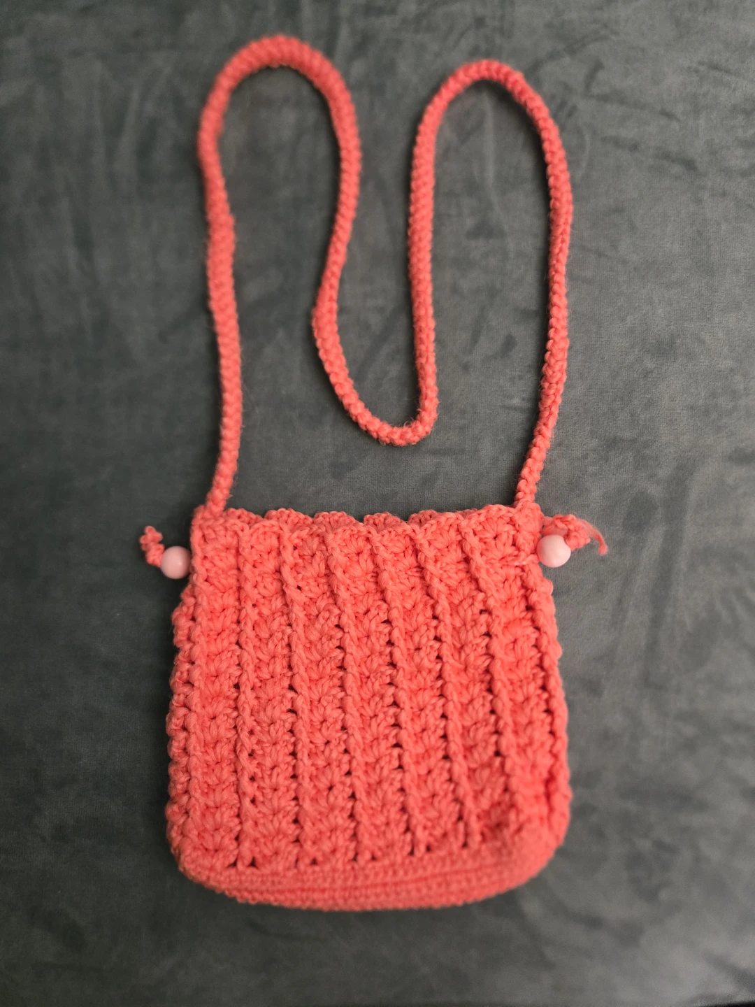 Crochet purse