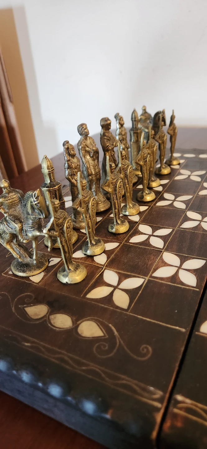 Roman's vs Turk Chess set with backgammon - photo 3