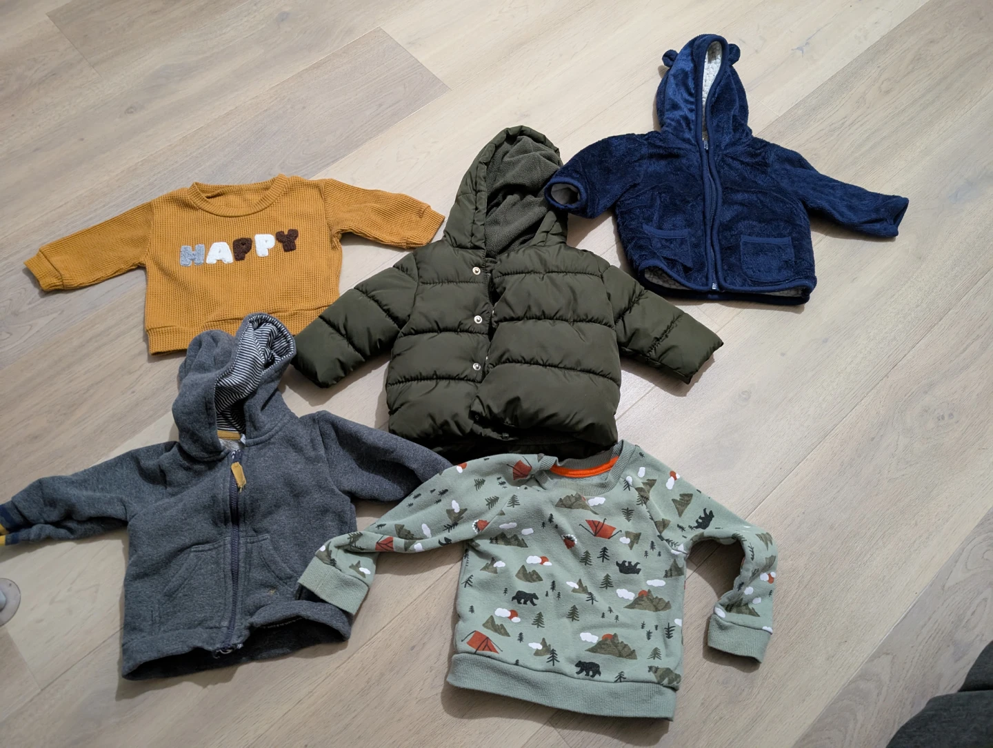 Bundle of 5 Baby Clothes - Jackets & Sweaters