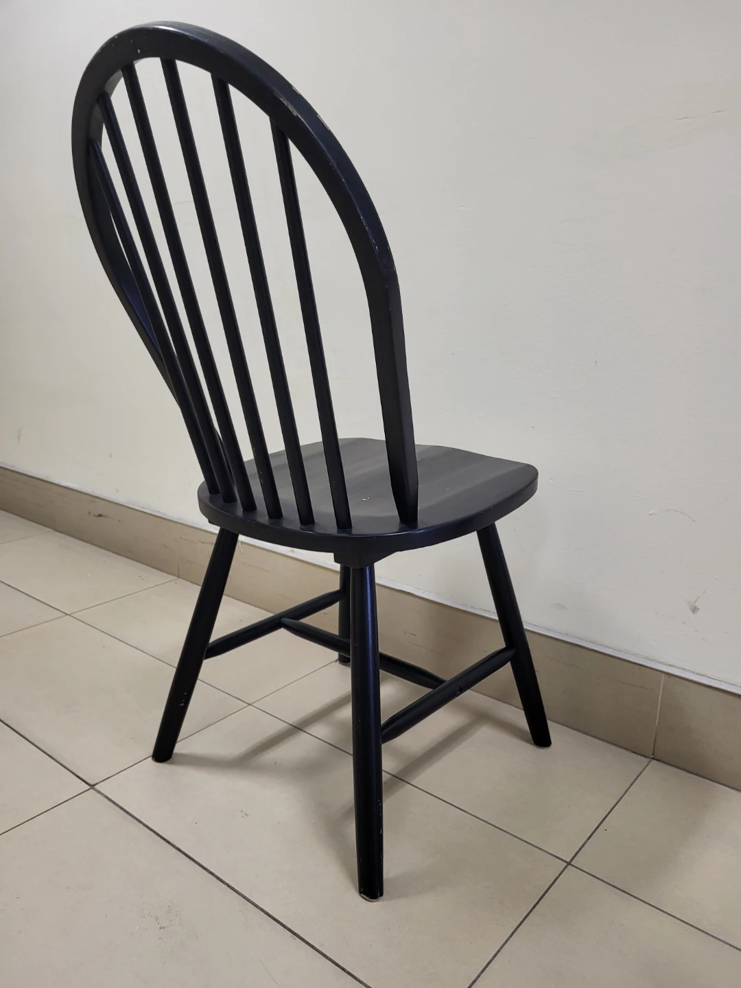 NORRNÄS  IKEA Solid Wood, Dining Chair. Sleek Black,Durable - photo 3