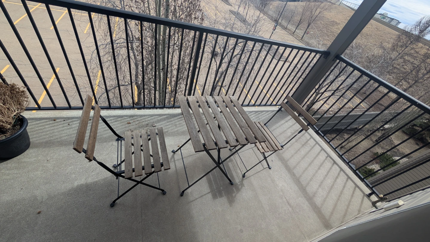 Wooden Bistro Set (Patio) - Table and Two Chairs - photo 2