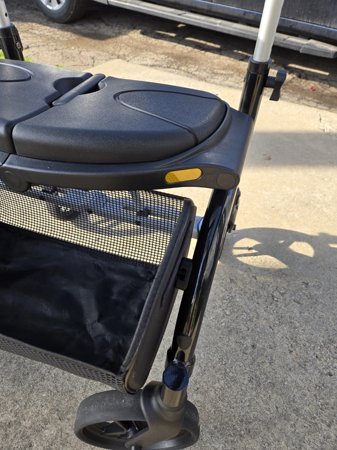 Evolution Rolling Walker with Seat and Basket - photo 3
