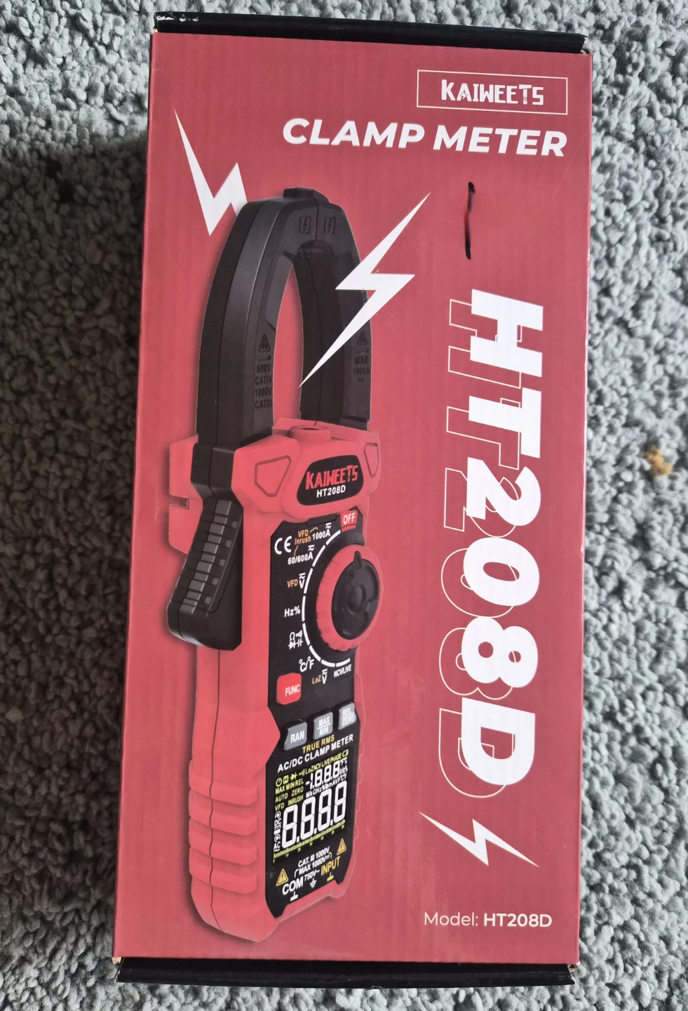 Kaiweets HT208D AC/DC Clamp Meter - photo 2