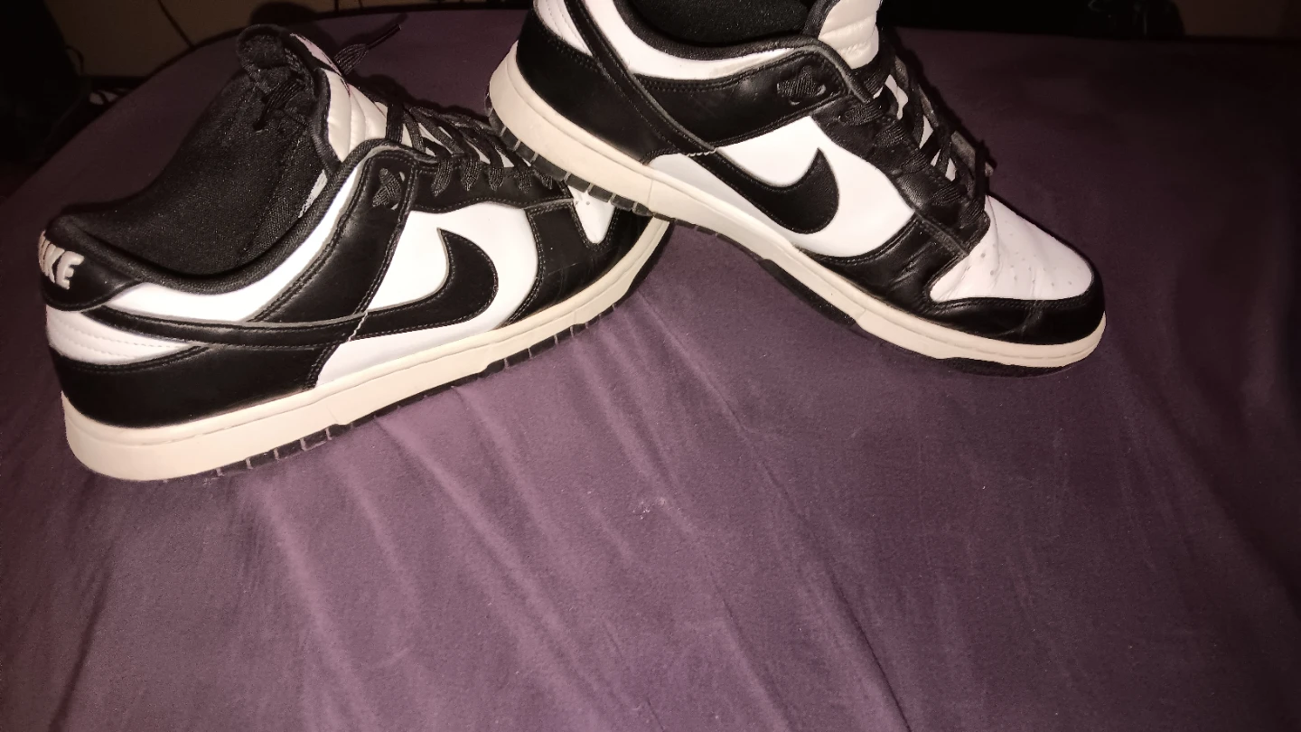 Nike Dunk Low Black White Sneakers - photo 2