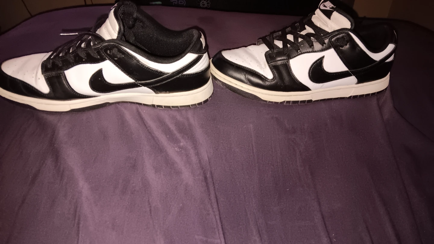 Nike Dunk Low Black White Sneakers - photo 3