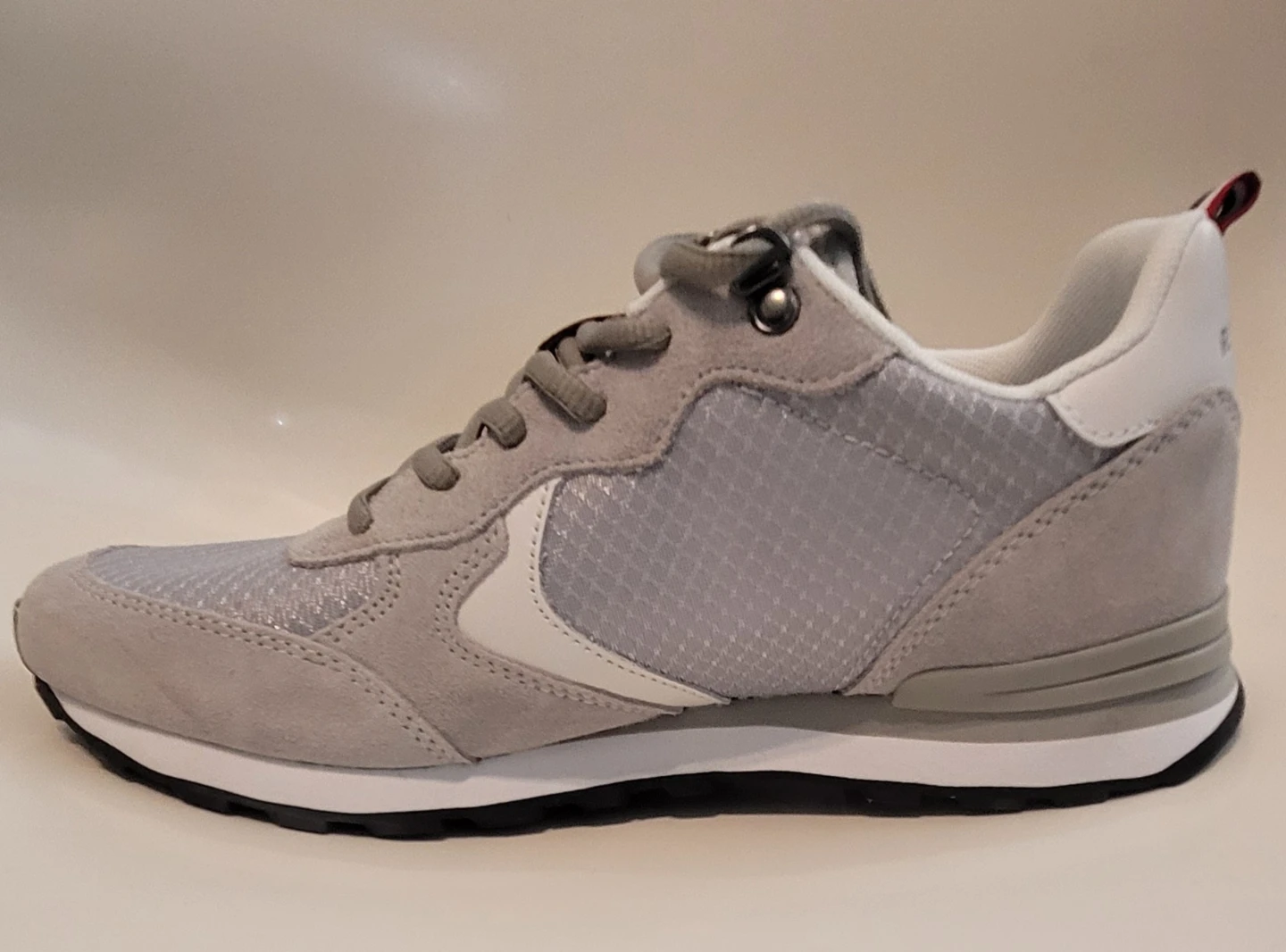 Women's Rossignol Grey Suede & Mesh Sneakers - photo 3