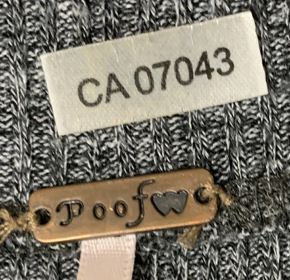 Poof! Grey Ribbed Long Sleeve Cardigan - photo 4