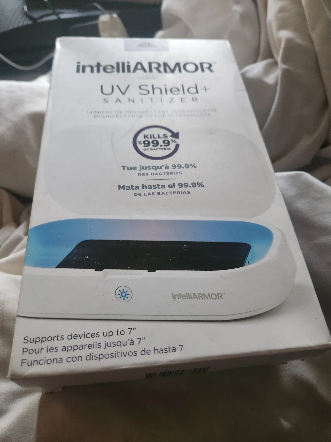 intelliARMOR UV Shield+ Sanitizer for devices up to 7"